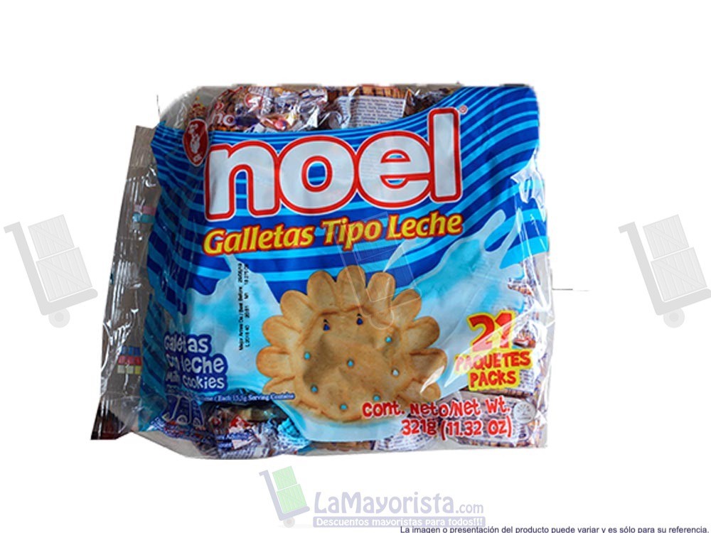 GALLETA TIPO LECHE CAJA X 21 PAQUETES
