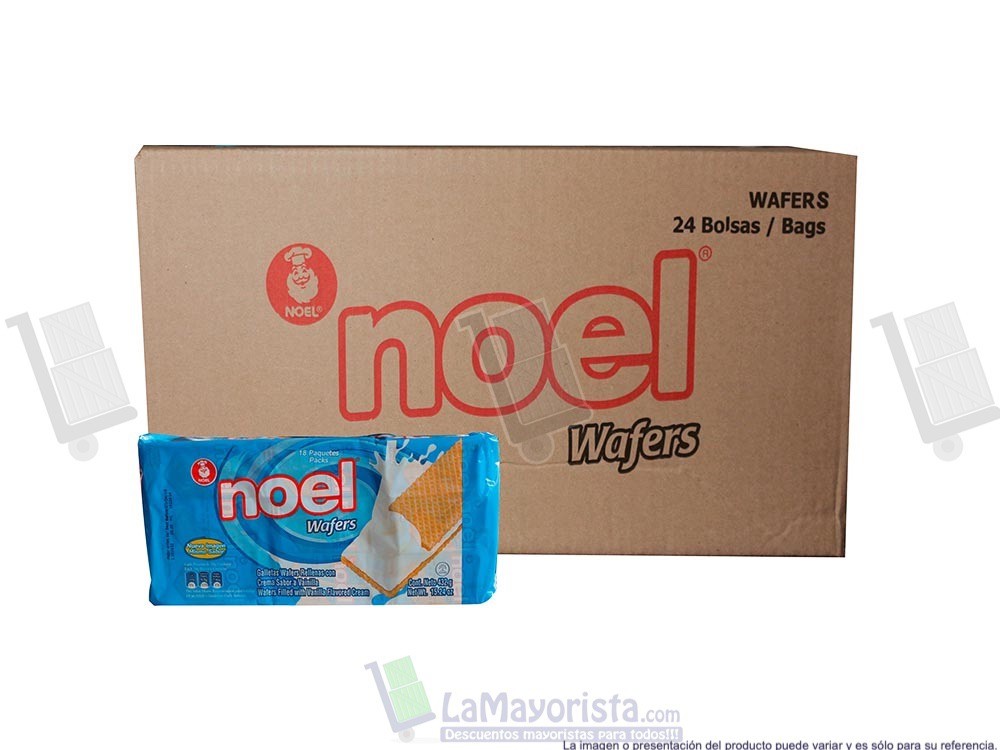 GALLETA WAFER NOEL VAINILLA X 18 UNIDADES