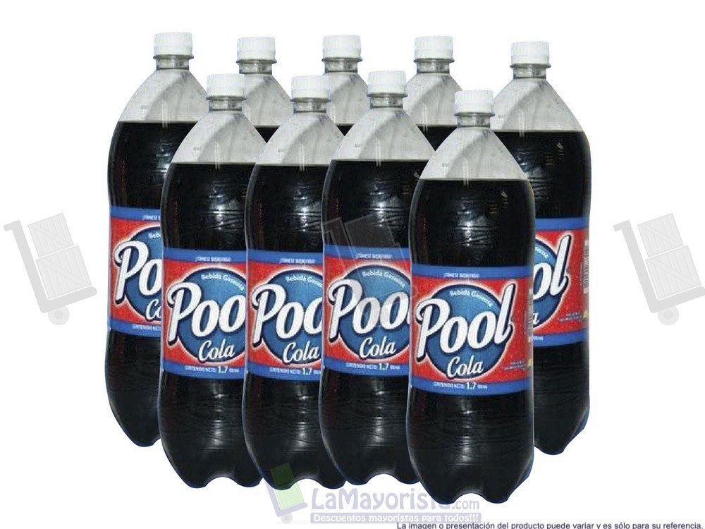 -Al por mayor- GASEOSA POOL COLA 1.7L