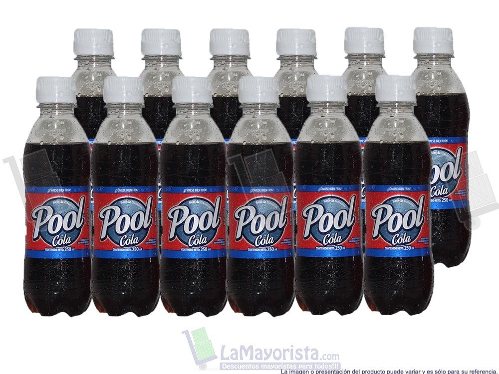 GASEOSA POOL COLA X250ml. X12