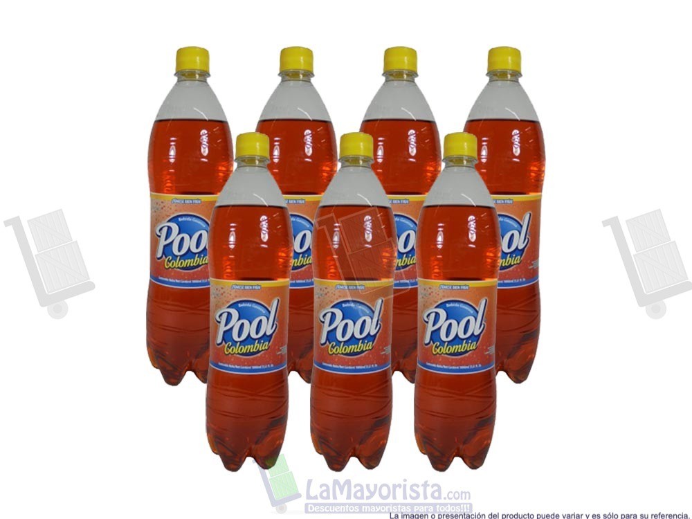 -Al por mayor- Gaseosa Pool Colombia X 1L