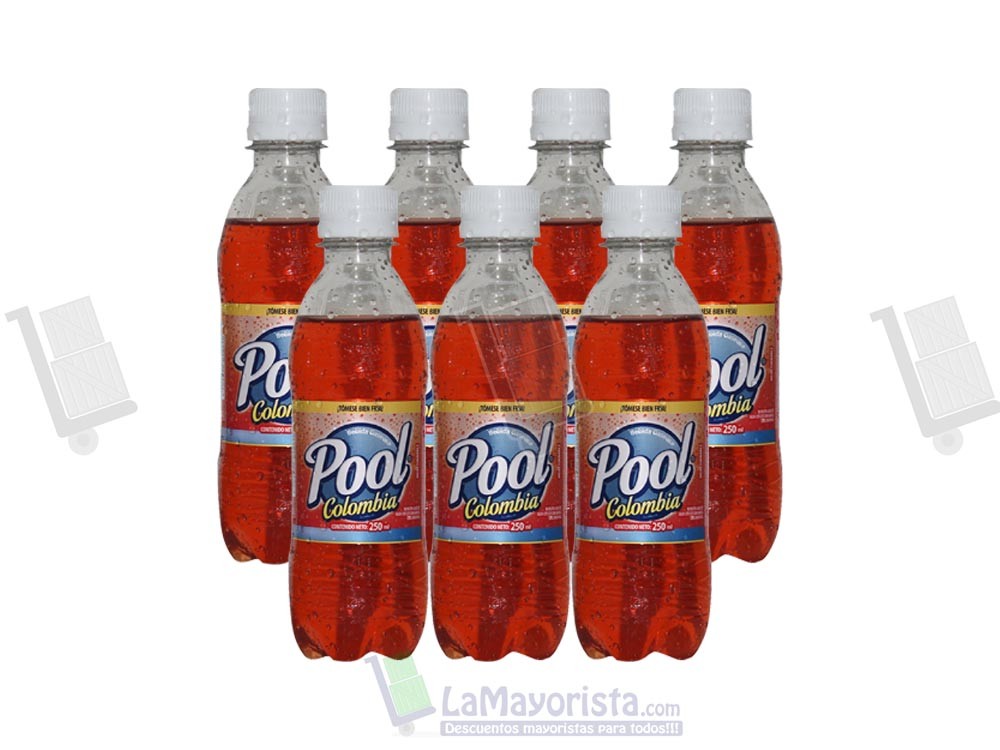 -Al por mayor- Gaseosa Pool Colombia X250Ml.