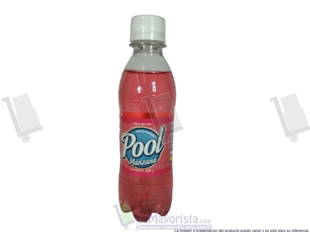 GASEOSA POOL MANZANA X250ml. X12