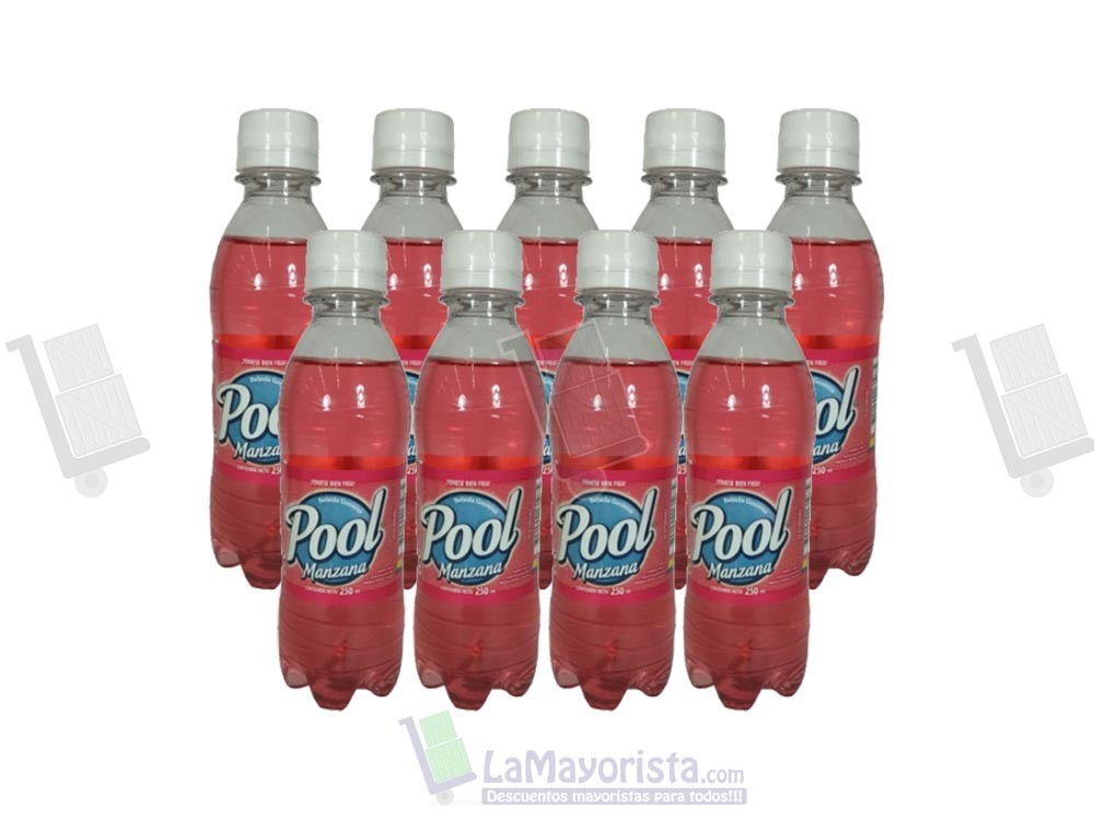 GASEOSA POOL MANZANA X250ml. X12