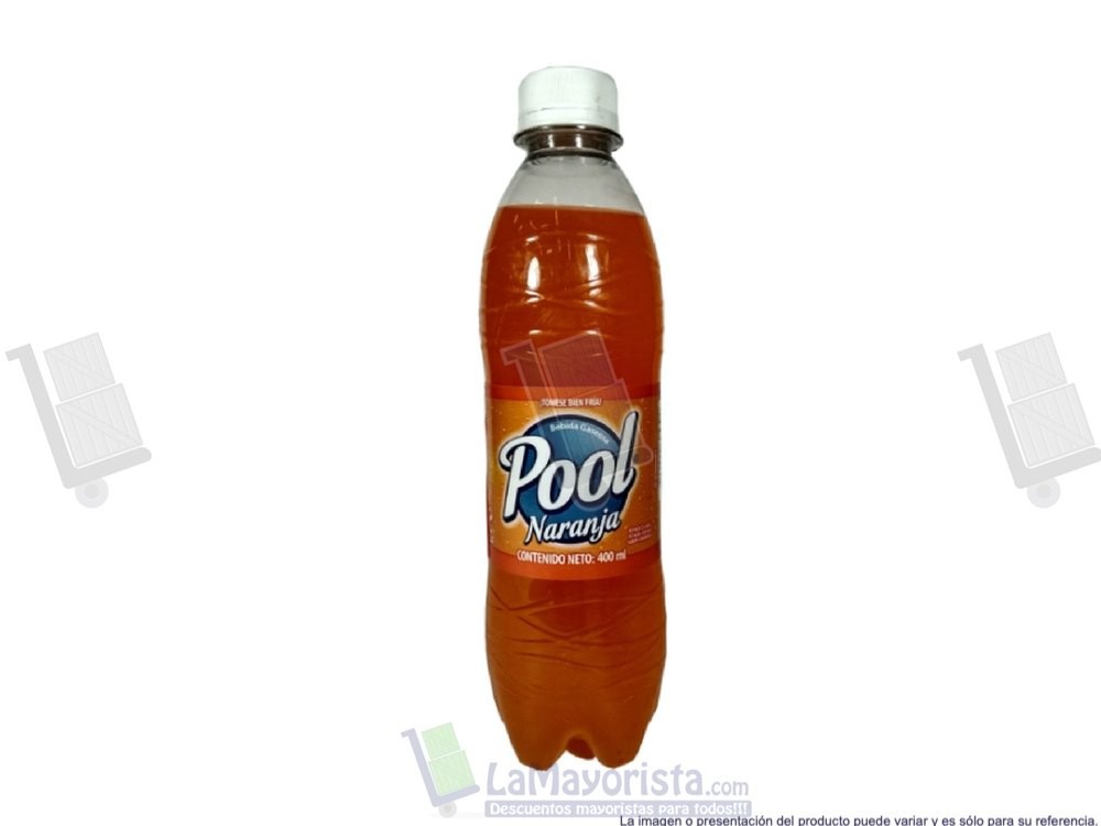 -Al por mayor- Gaseosa Pool Naranja X400Ml.