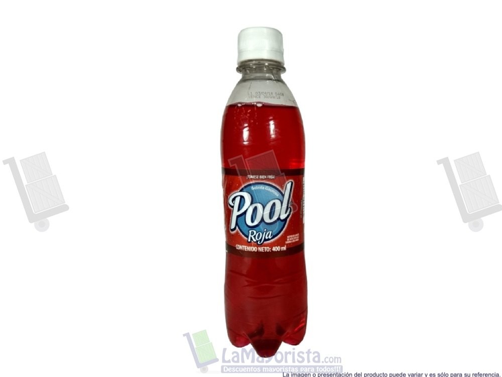 -Al por mayor- Gaseosa Pool Roja X400Ml.