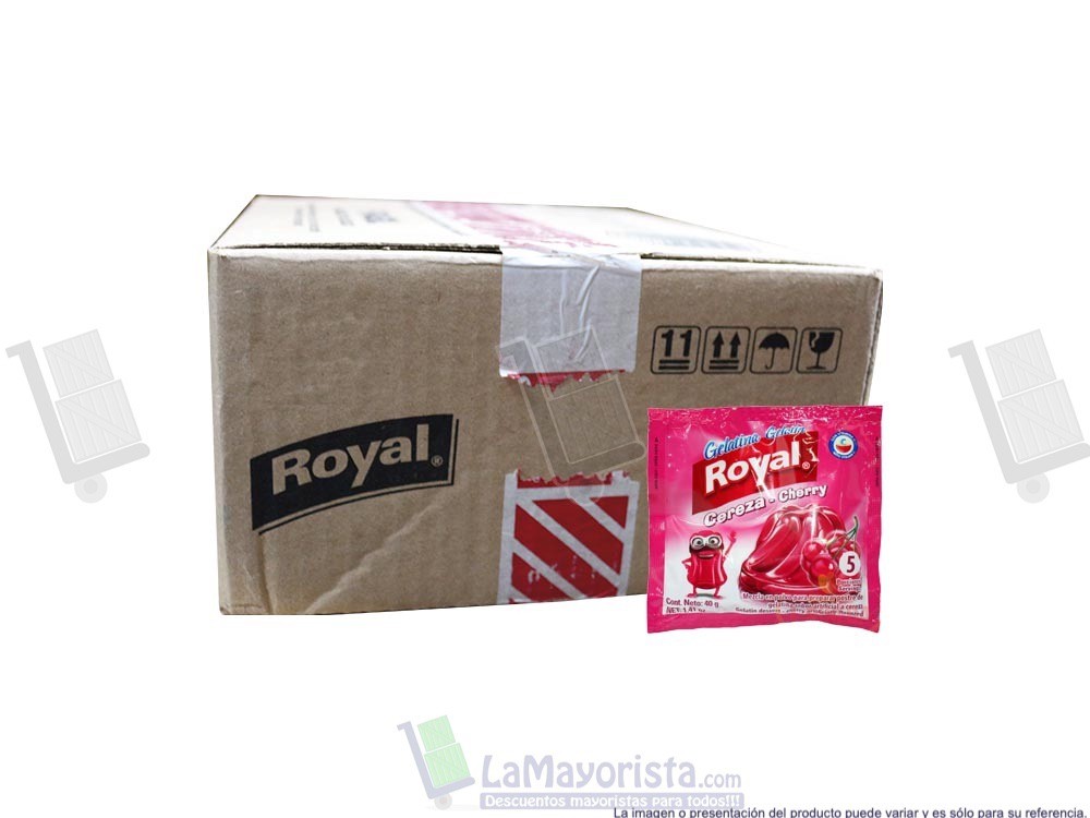 -Al por mayor- Gelatina Royal Cereza