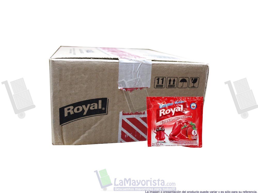 GELATINA ROYAL FRESA DISPLAY X12