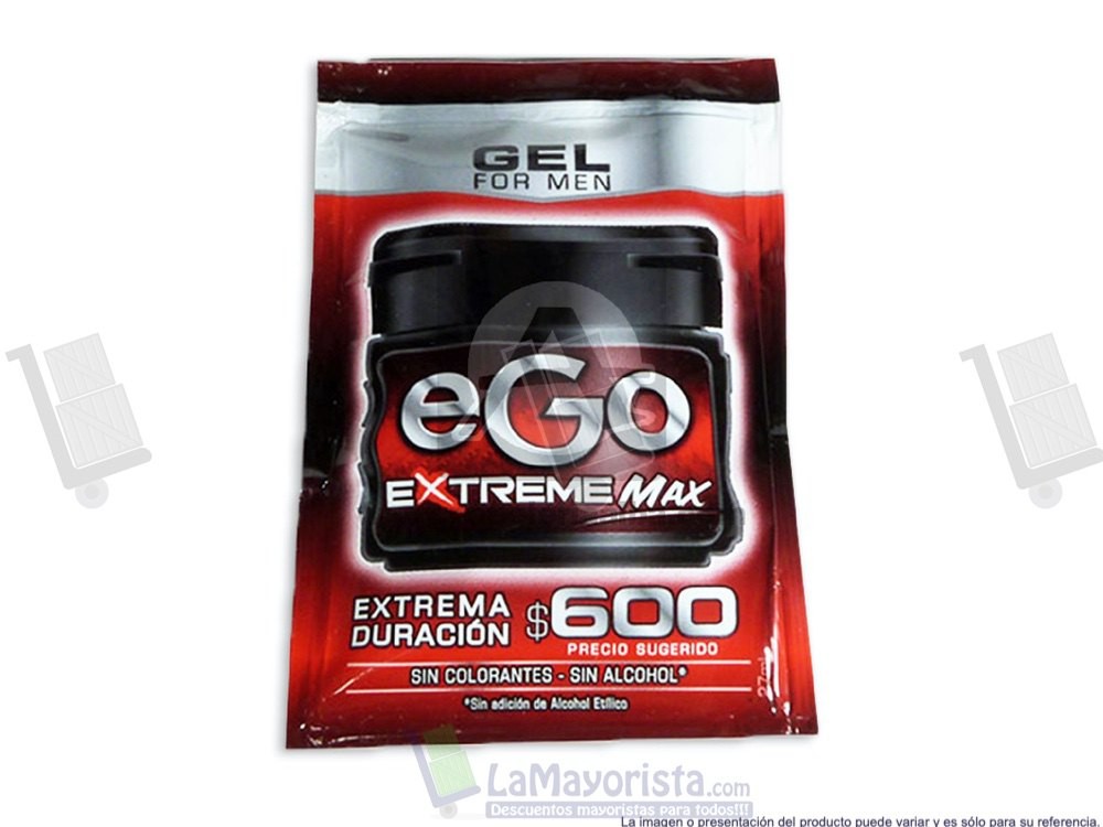 -Al por mayor- Gel Ego Atraction X15 Sobres X 27ML
