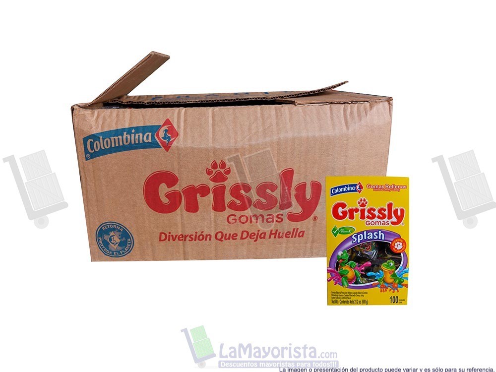 -Al por mayor- Grissly Splash  X 100 Unidades