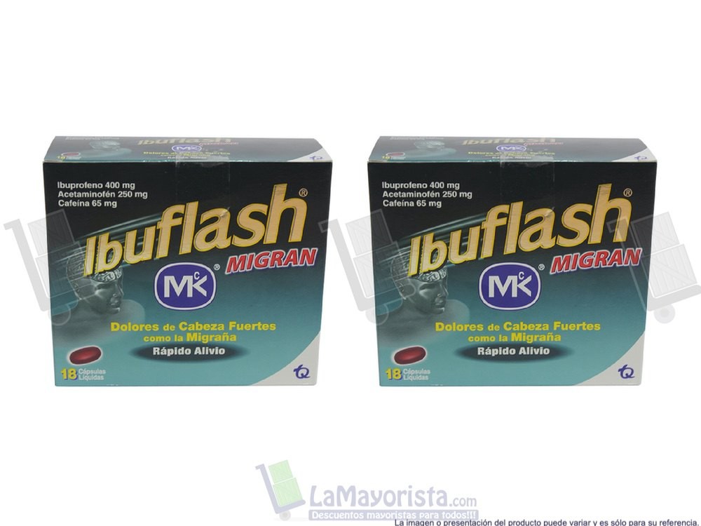 -Al por mayor- Ibuflash Mk Migran x 8unds