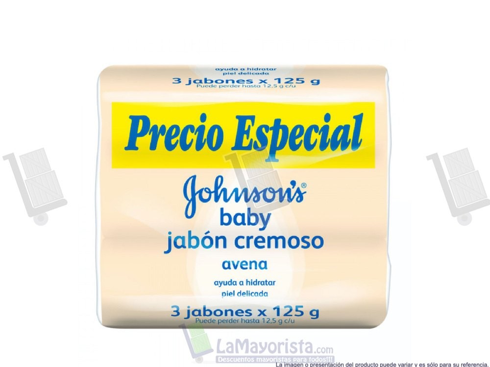 JABON JOHNSON BABY AVENA X3