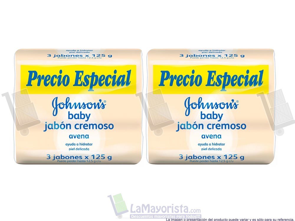 JABON JOHNSON BABY AVENA X3