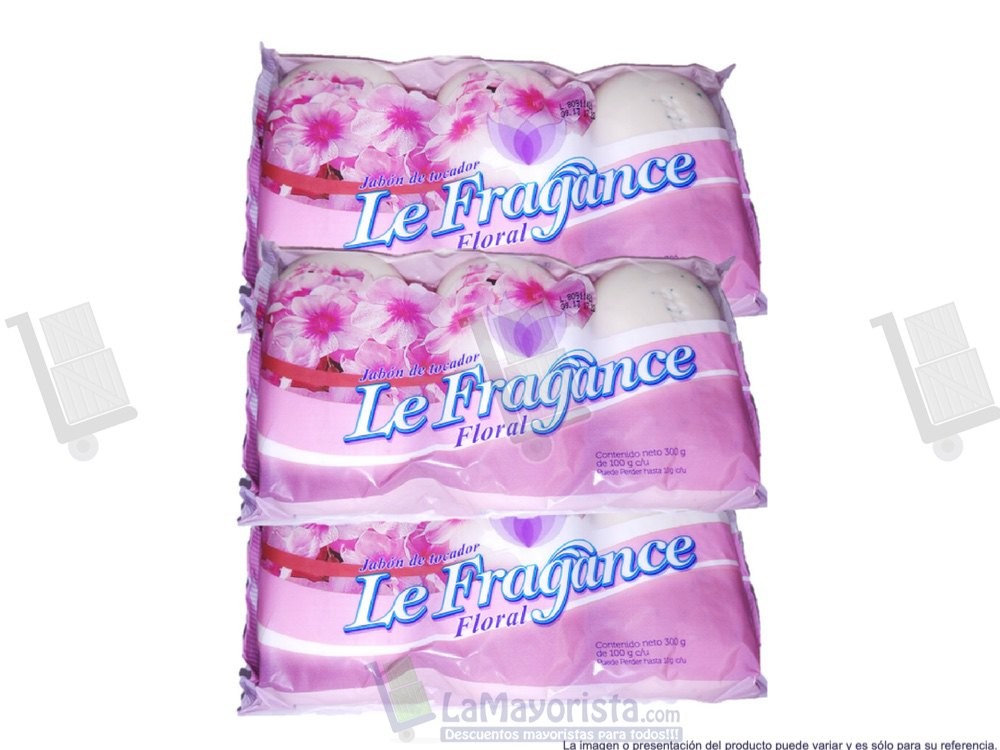 -Al por mayor- Jabón Le Fragance 3 X100Gr.
