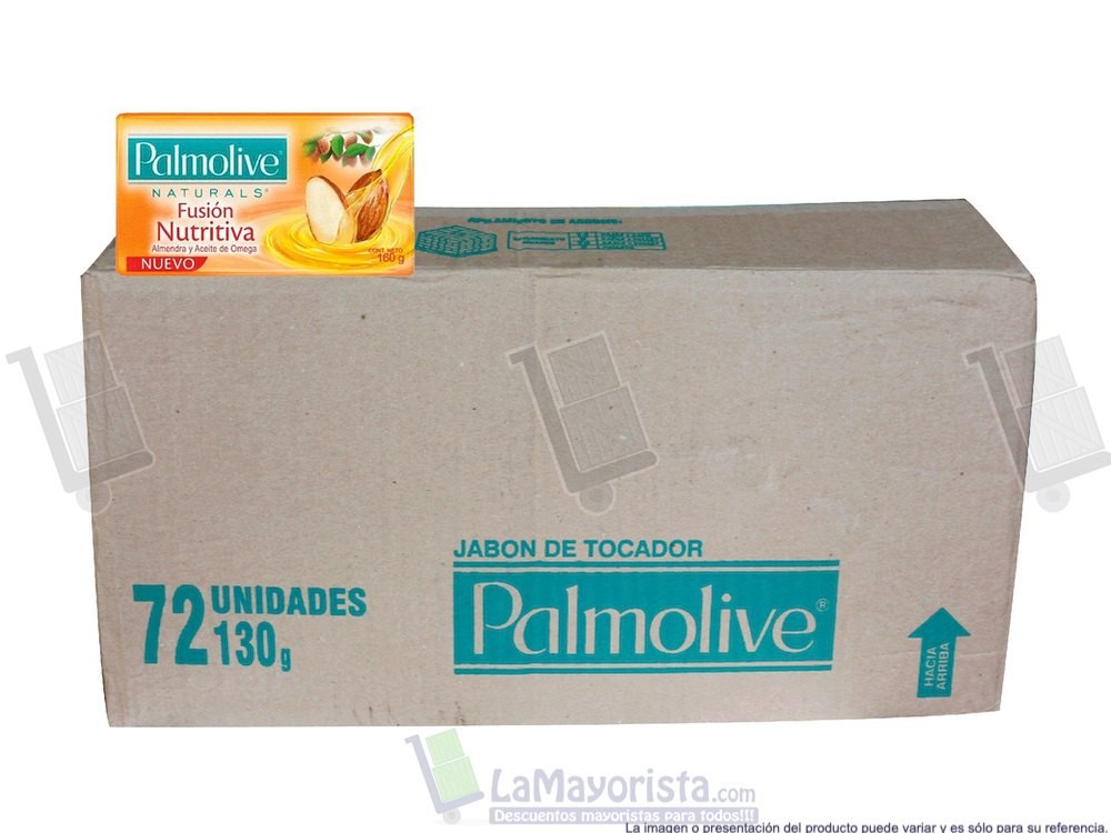 -Al por mayor- Jabón Palmolive Almendra X 130G x6 unidades