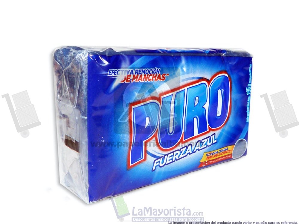 JABON PURO AZUL X3
