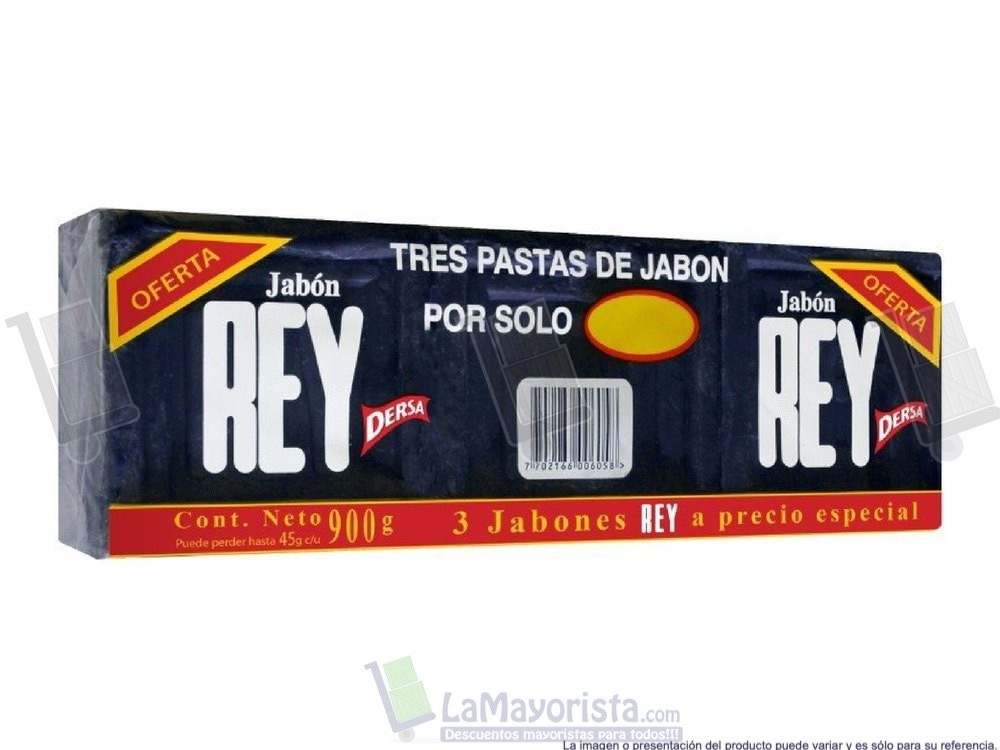 JABON REY X3