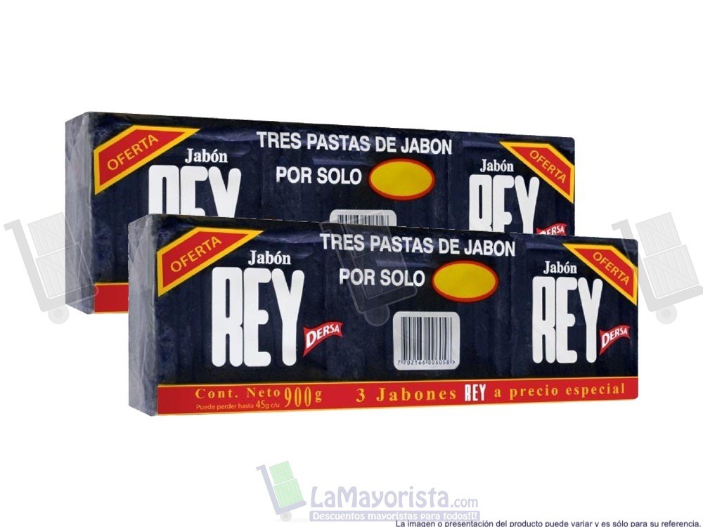 JABON REY X3
