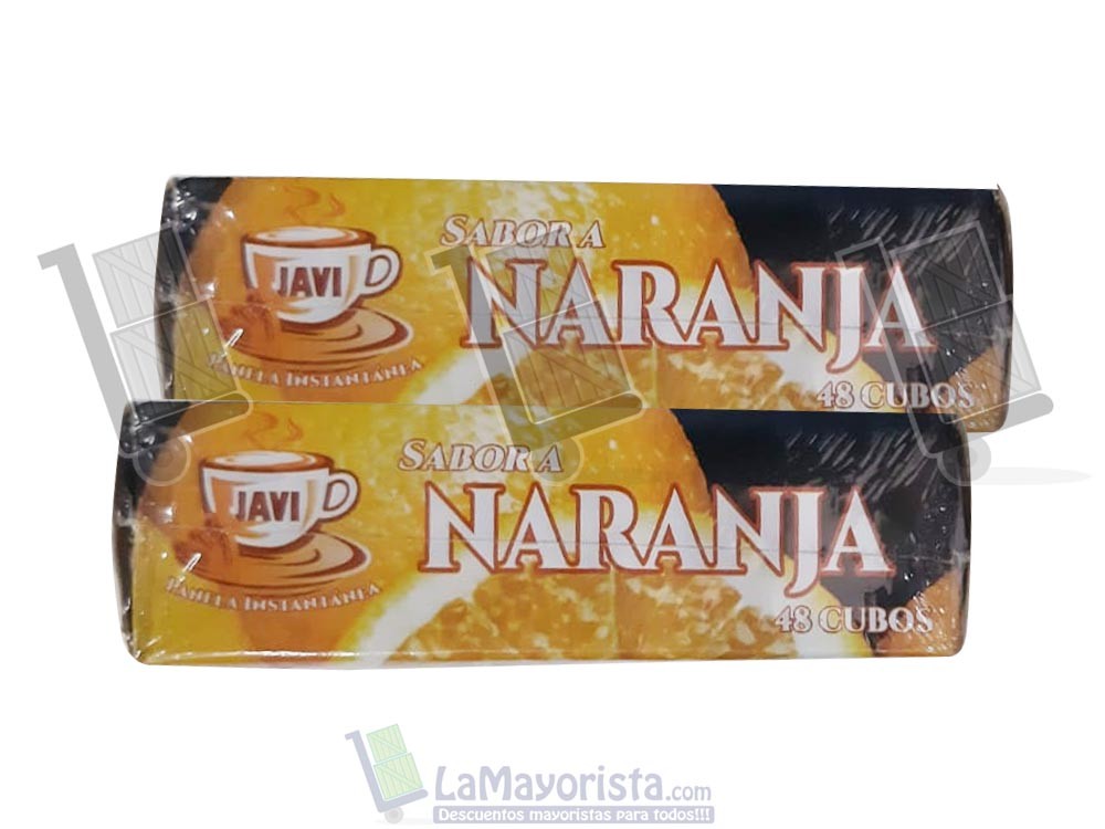 -Al por mayor- Cubo De Panela Javi Naranja x 48 unidades
