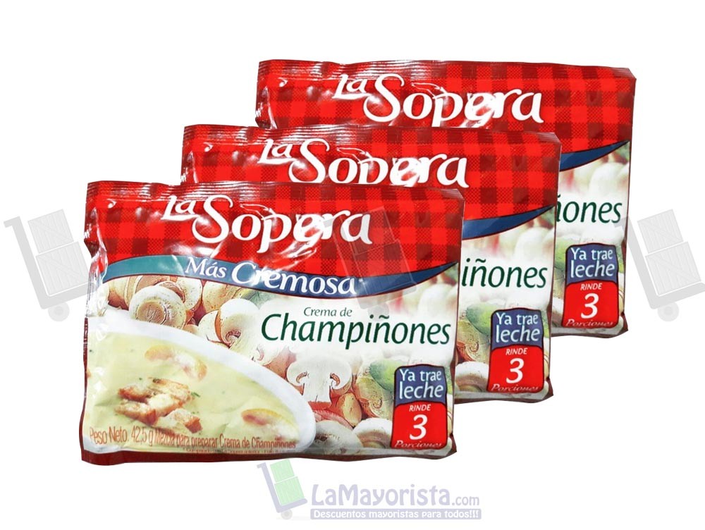 LA SOPERA CHAMPIÑONES X18