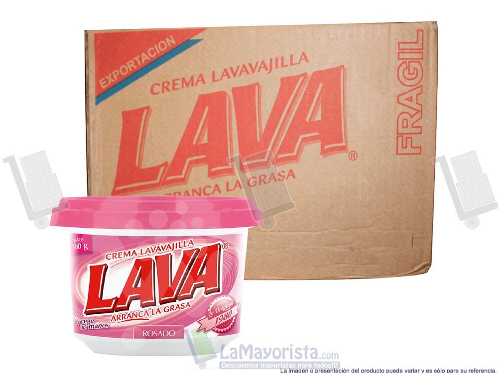 LAVA IMPORTADO ROSADO X 500gr.