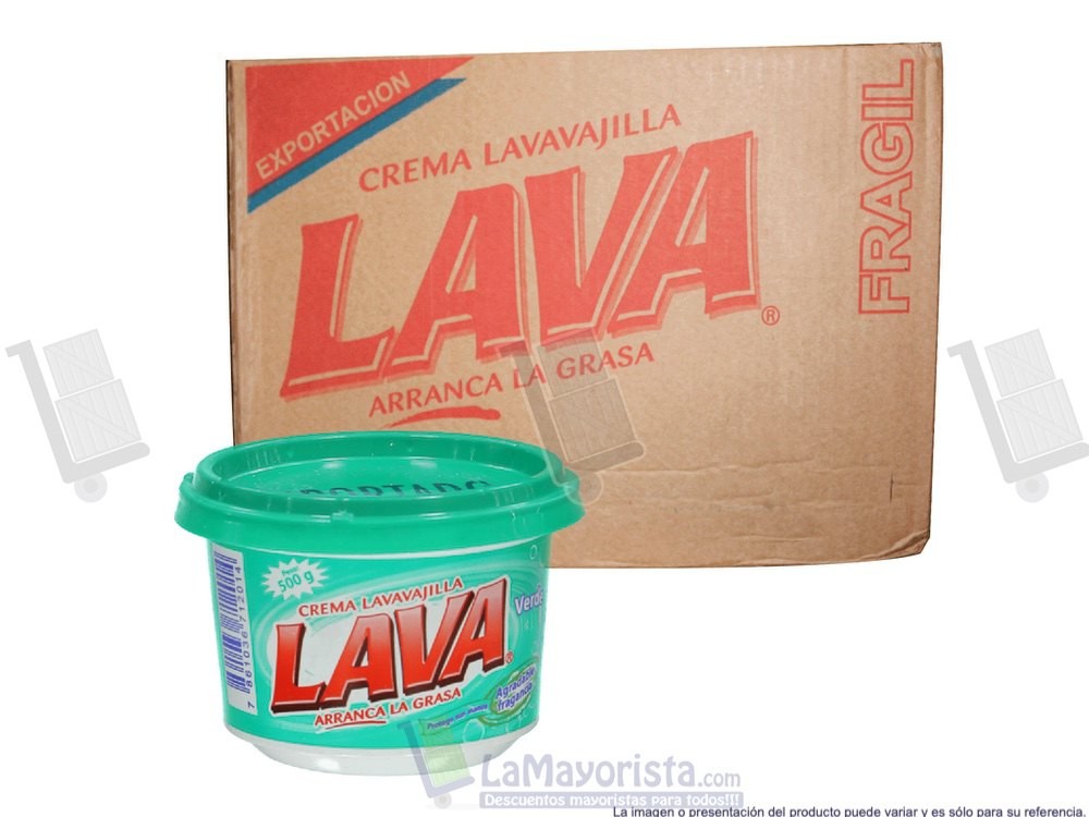 -Al por mayor- Jabón Lava Verde 500Gr.