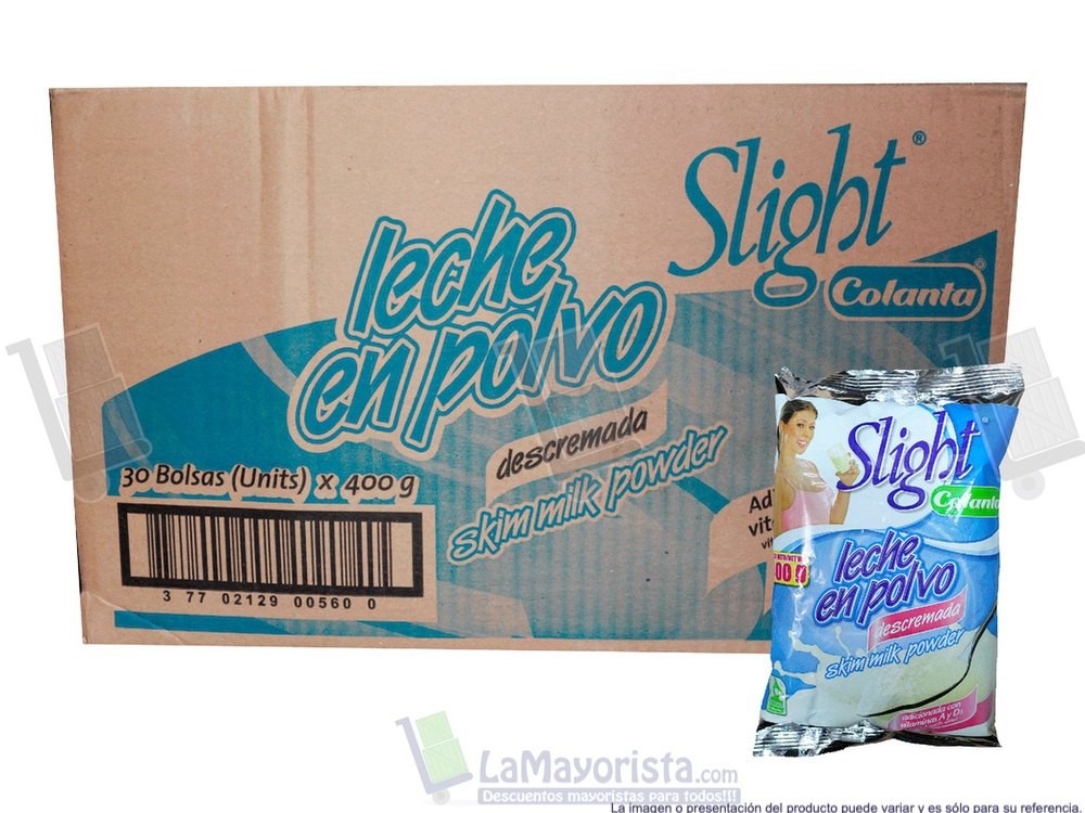 -Al por mayor- Leche Colanta X380 Descremada