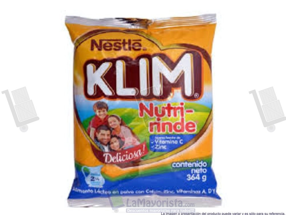 -Al por mayor- Leche Klim Nutririnde X364Gr. — foto 2 de 2