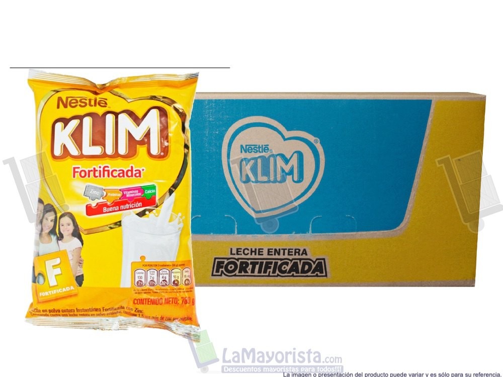 -Al por mayor- Leche Klim X 780Gr.
