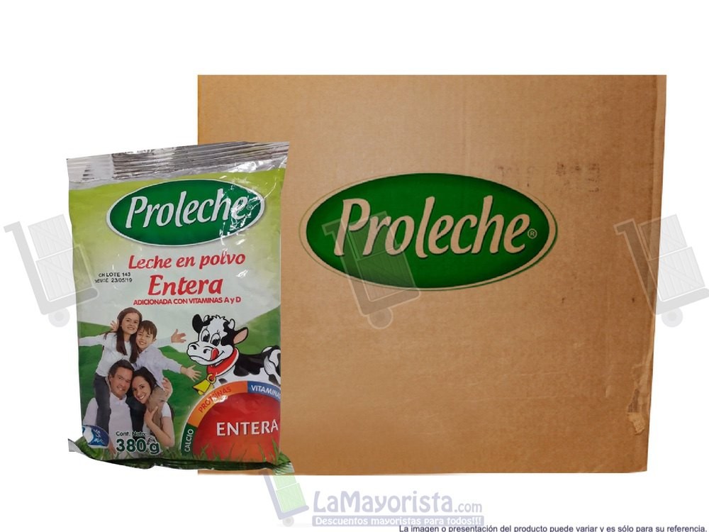 -Al por mayor- Leche Proleche X 380Gr.
