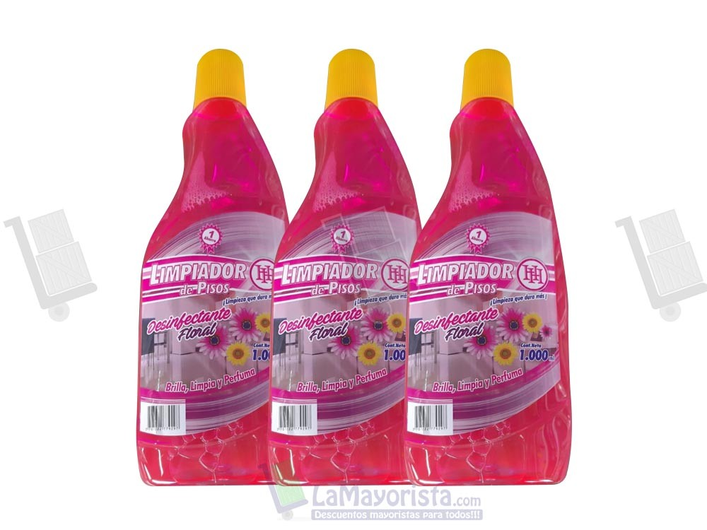 -Al por mayor- Limpia Piso Hh Floral 1.000Ml.