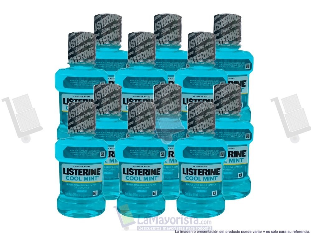 -Al por mayor- Listerine 180Ml. Azul