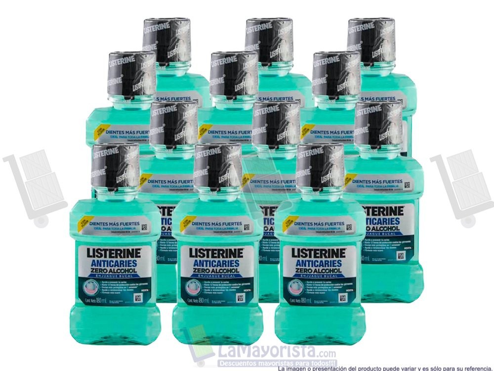 -Al por mayor- Listerine 180Ml. Verde