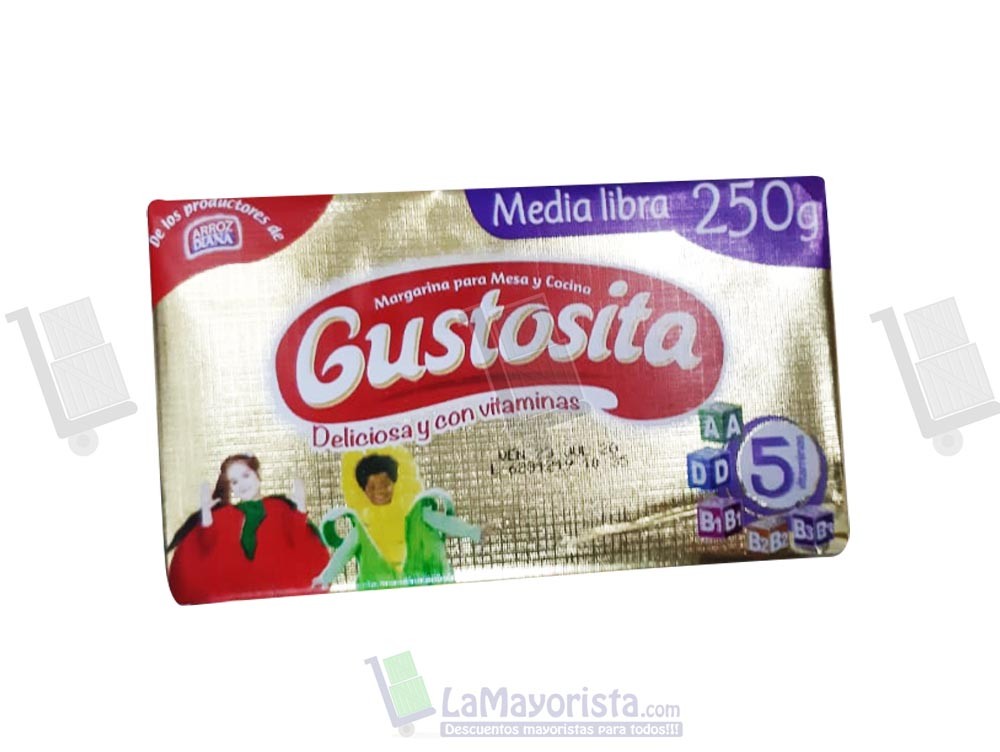 -Al por mayor- Mantequilla Gustosita x 250Gr. — foto 2 de 2