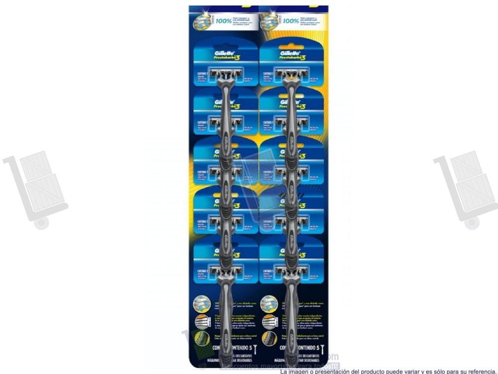 MAQUINA PRESTOBARBA 3H DSP X10