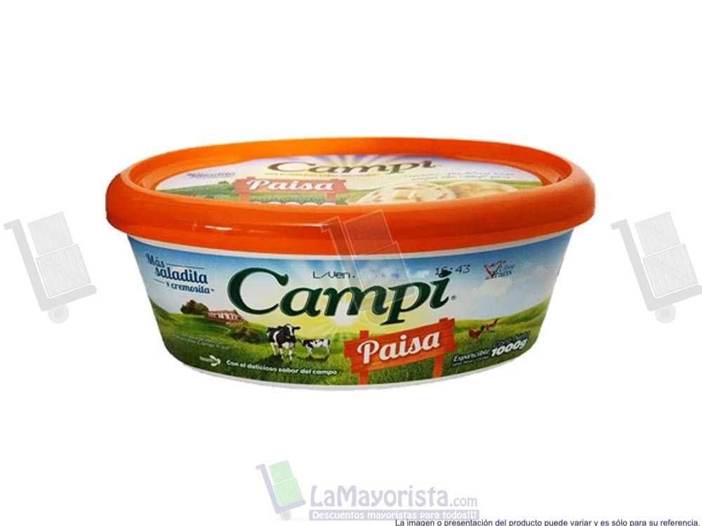 MARGARINA CAMPI PAISA X1000