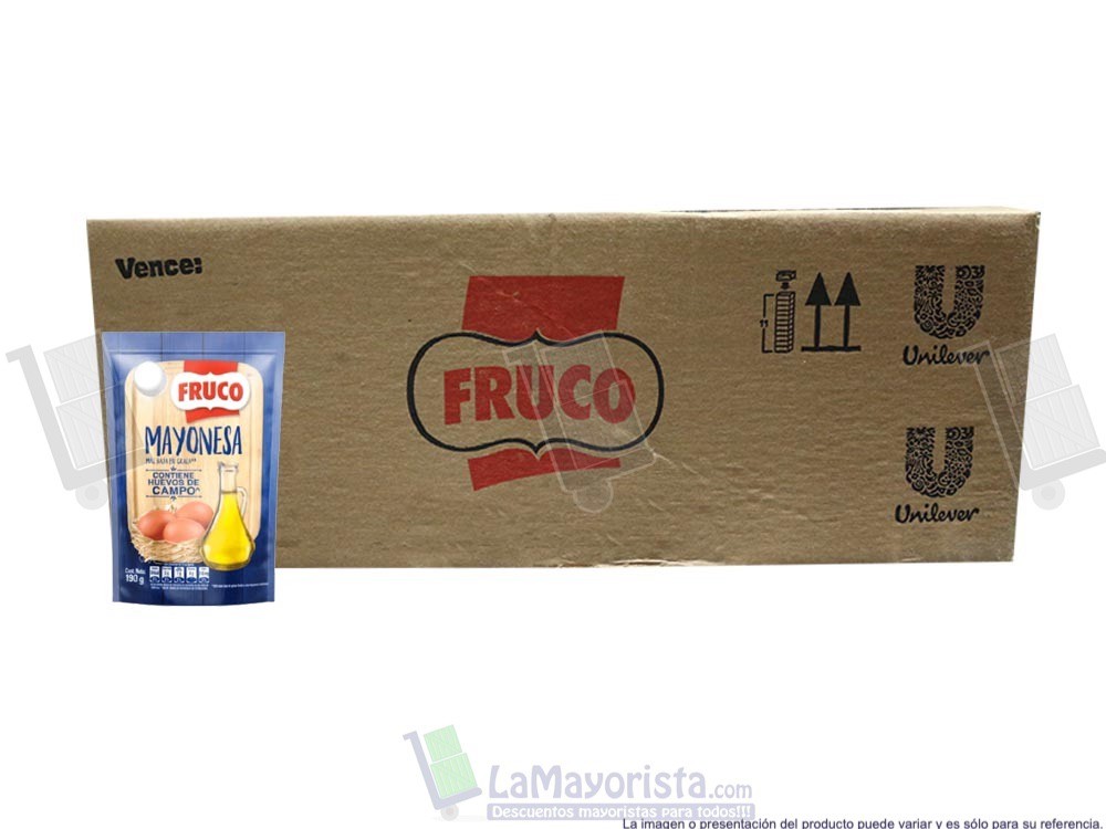 -Al por mayor- Salsa Mayonesa Fruco  190Gr.