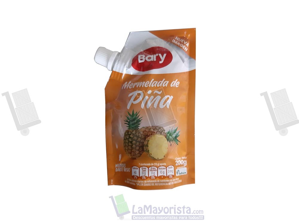 MERMELADA PIÑA BARY X200g DOY PACK X24