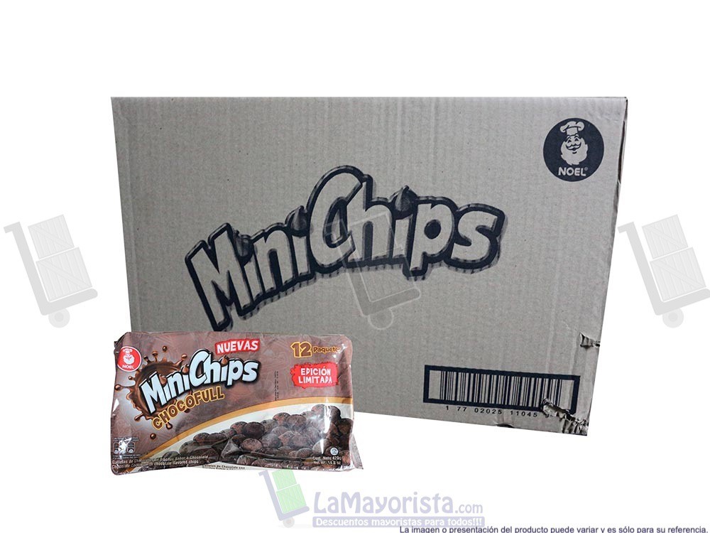 -Al por mayor- Minichips Chocofull X12 unidades x 420g