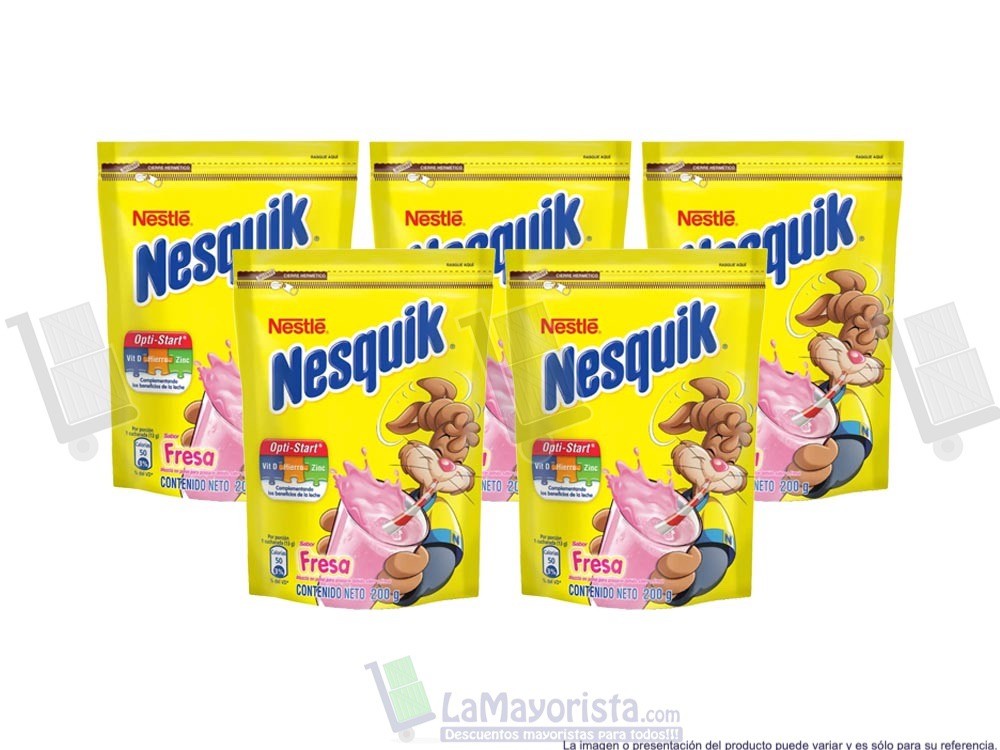 -Al por mayor- Nesquik X200G Fresa