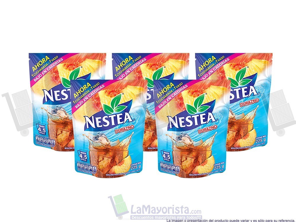 -Al por mayor- Nestea Durazno Bajo En Azucar 225Gr.