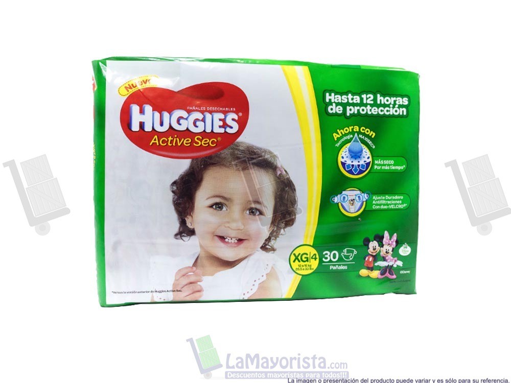PAÑAL HUGGIES ETAPA4 X30
