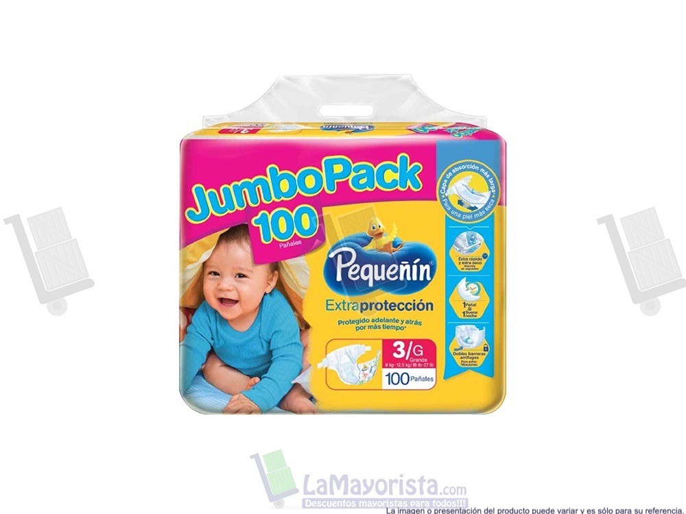 PAÑAL PEQUEÑIN ETAPA3 X 100