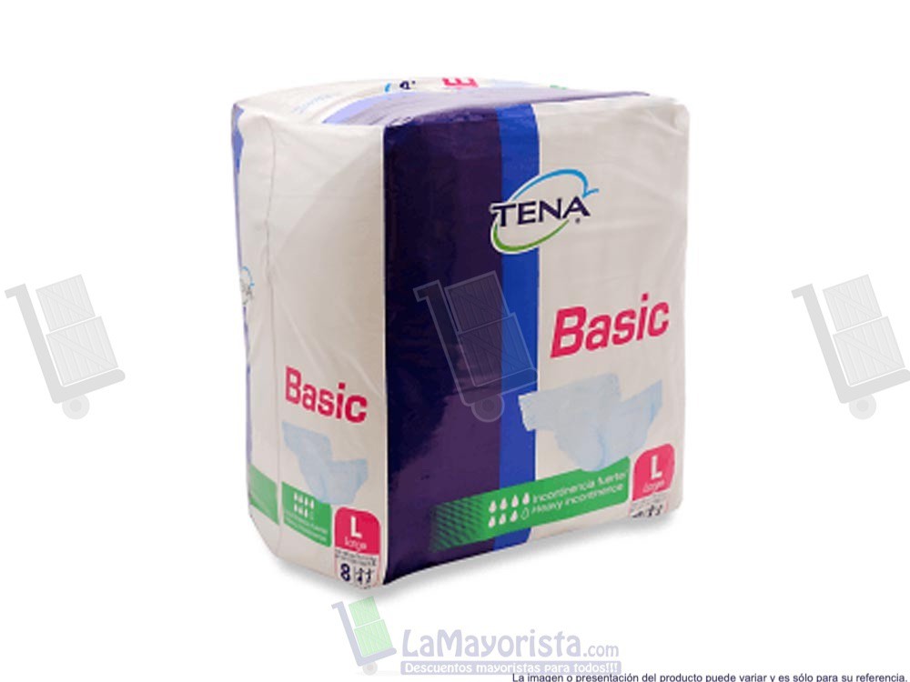 PAÑAL TENA SLIP CLASICO L X8
