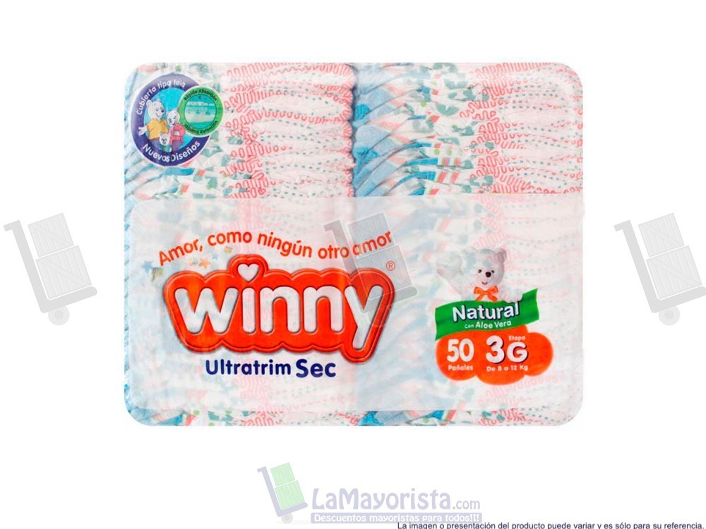 PAÑAL WINNY ETAPA3 X50
