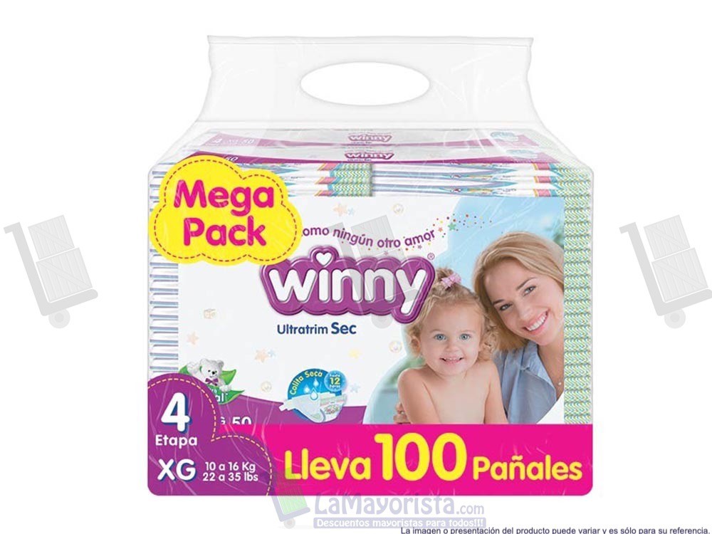 PAÑAL WINNY ETAPA4 X100