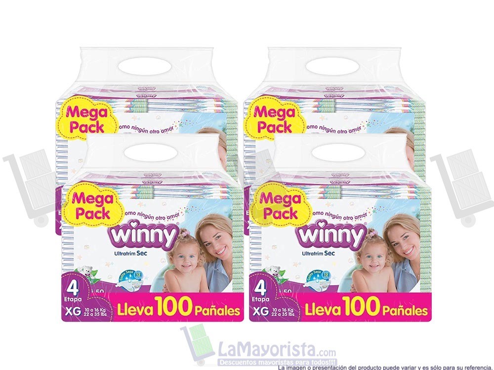 PAÑAL WINNY ETAPA4 X100