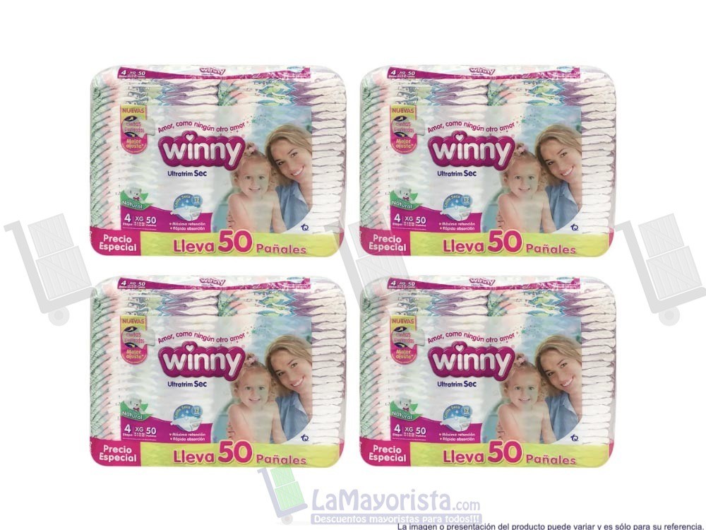 PAÑAL WINNY ETAPA4 X50