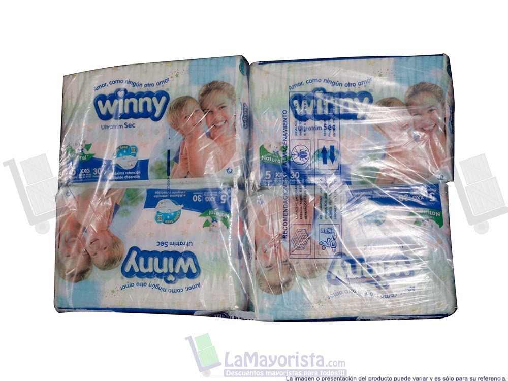 -Al por mayor- PAÑAL WINNY ETAPA 5 X 30