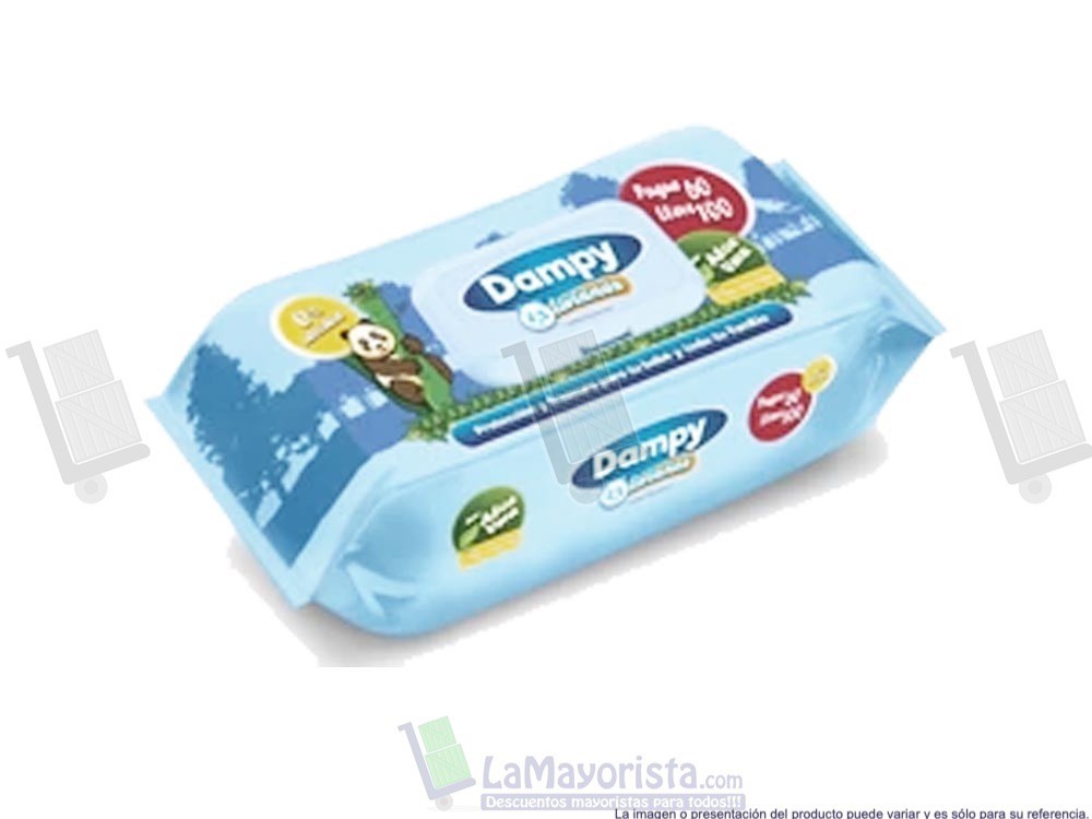 PAÑITO DAMPY AZUL X100